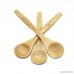 HUELE Bamboo Mini Spoon Handmade Wooden Spoon Seasoning Coffee Tea Sugar Salt Jam Mustard Ice Cream Spoons，Set of 3 - B0778BZFBH